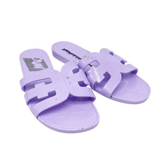 Sam Edelman Shoes - Sam Edelman Women's Bay Jelly Slide Sandal Purple Size 9M
